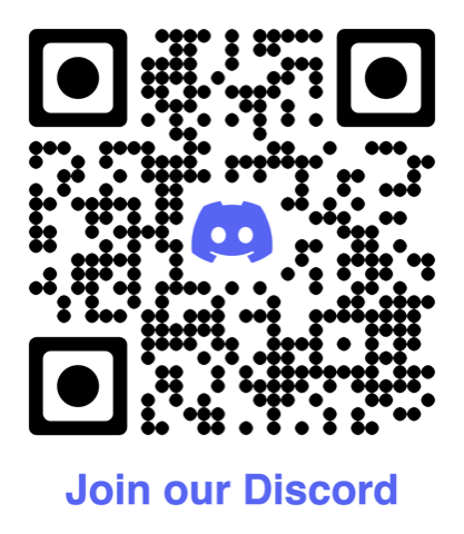 QR code that opens the max Discord invite